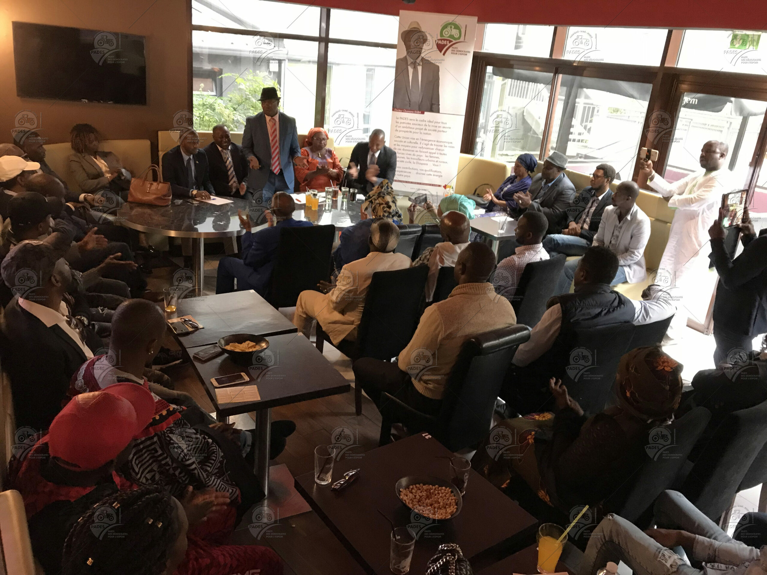 Meeting PADES France en présence du Dr Ousmane KABA, le 19 septembre 2018