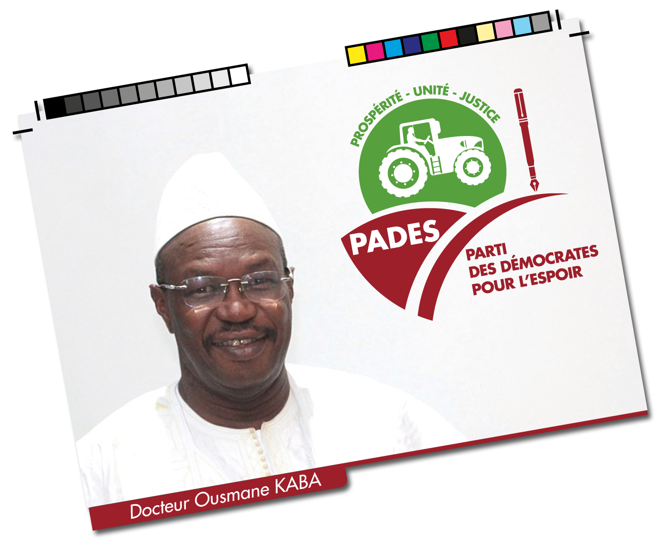 Illustration Dr. Ousmane KABA, Président du PADES